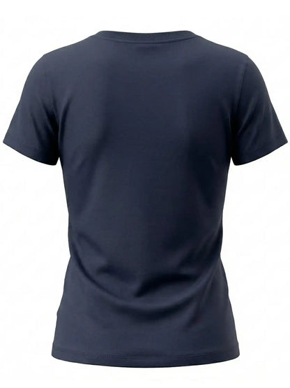 Tricou pentru femei casual 4F F3306 4FWMM00TTSHF3306 denim