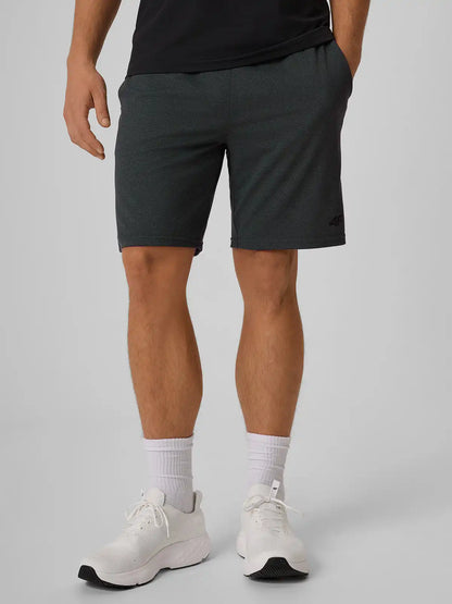 Pantaloni scurți de fitness pentru bărbați 4F  M1671 4FWAW26TFSHM1671 anthracite melange