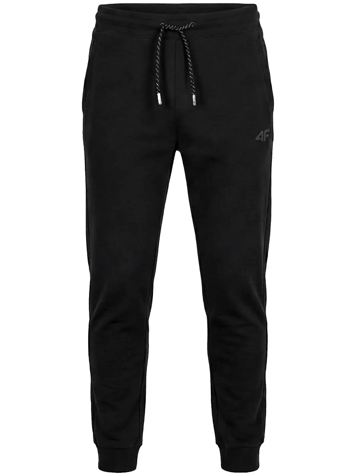 Joggeri pentru bărbați casual 4F M1674 4FWMM00TTROM1674 deep black