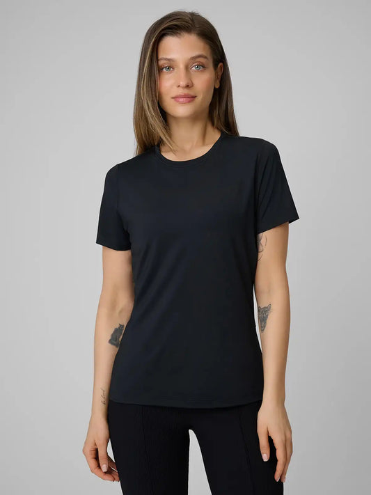 Tricou de fitness pentru femei Amber 4F F1846 4FWSS26TFTSF1846 deep black