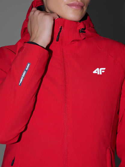 Женская лыжная куртка  4F F1221 4FWAW26TTJAF1221 red