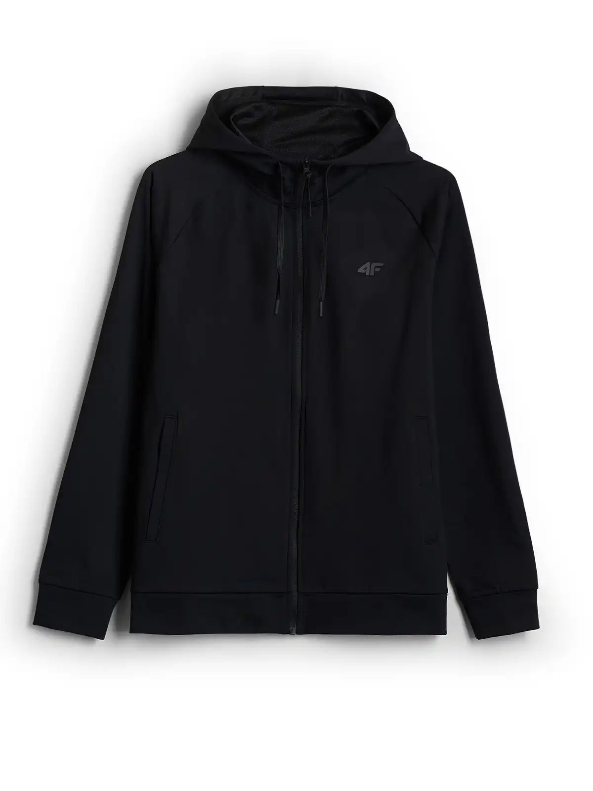 Мужской батник на молнии для фитнеса 4F M0973 4FWAW26TFSWM0973 deep black