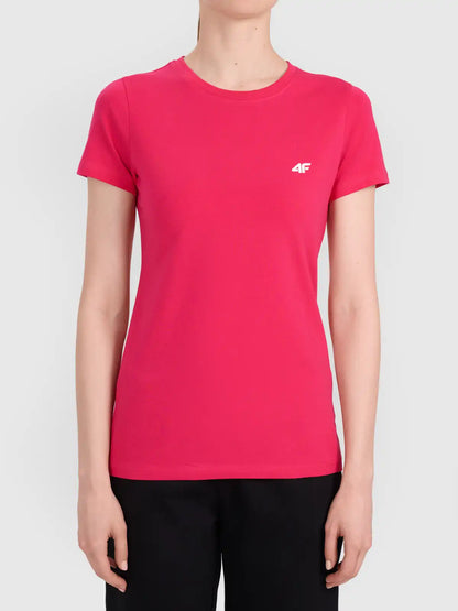 Tricou pentru femei casual 4F F2771 4FWSS26TTSHF2771 pink