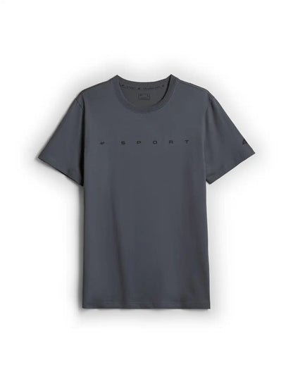 Мужская футболка casual 4F M3575 4FWAW26TTSHM3575 anthracite