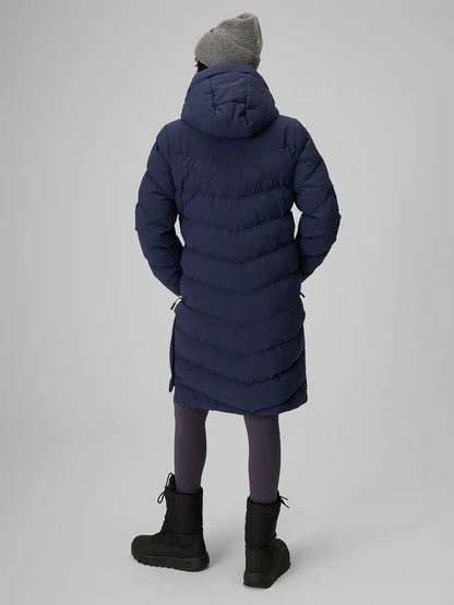 Женский длинный пуховик 4F F0929 4FWAW26TDJAF0929 navy