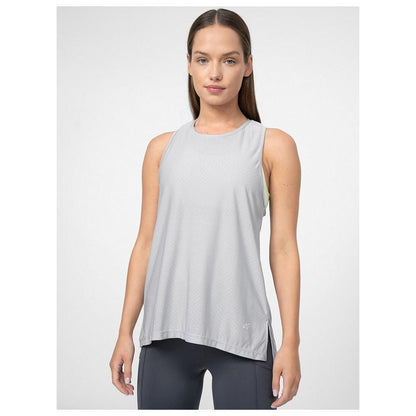 Maiou pentru alergare 4F TSHIRT FNK F149 4FSS23TFTSF149 COLD LIGHT GREY