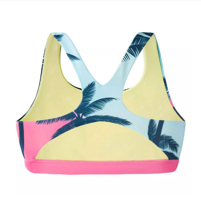 Costum de baie Aquawave RODANI TOP JR PALMS PRINT