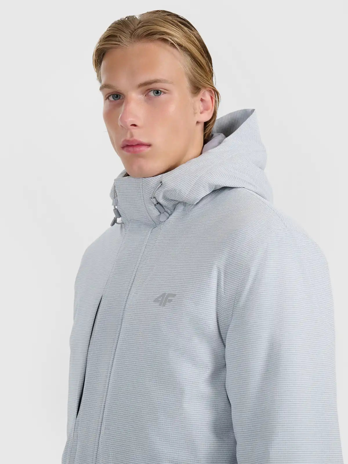 Jachetă impermeabilă pentru bărbați 4F M0884 4FWAW25TTJAM0884 grey