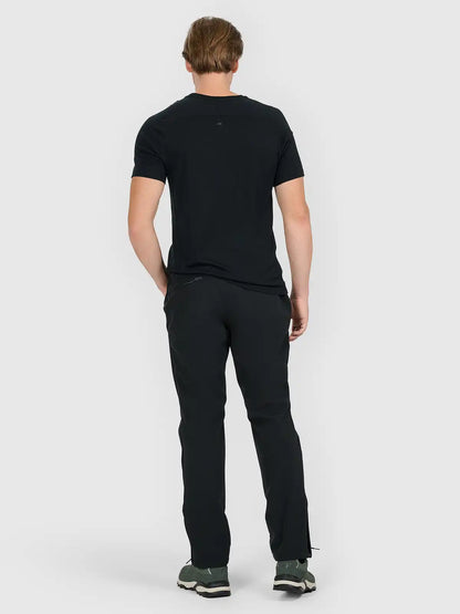 Pantaloni impermeabili pentru bărbați 4F M0990 4FWAW25TFTRM0990 deep black