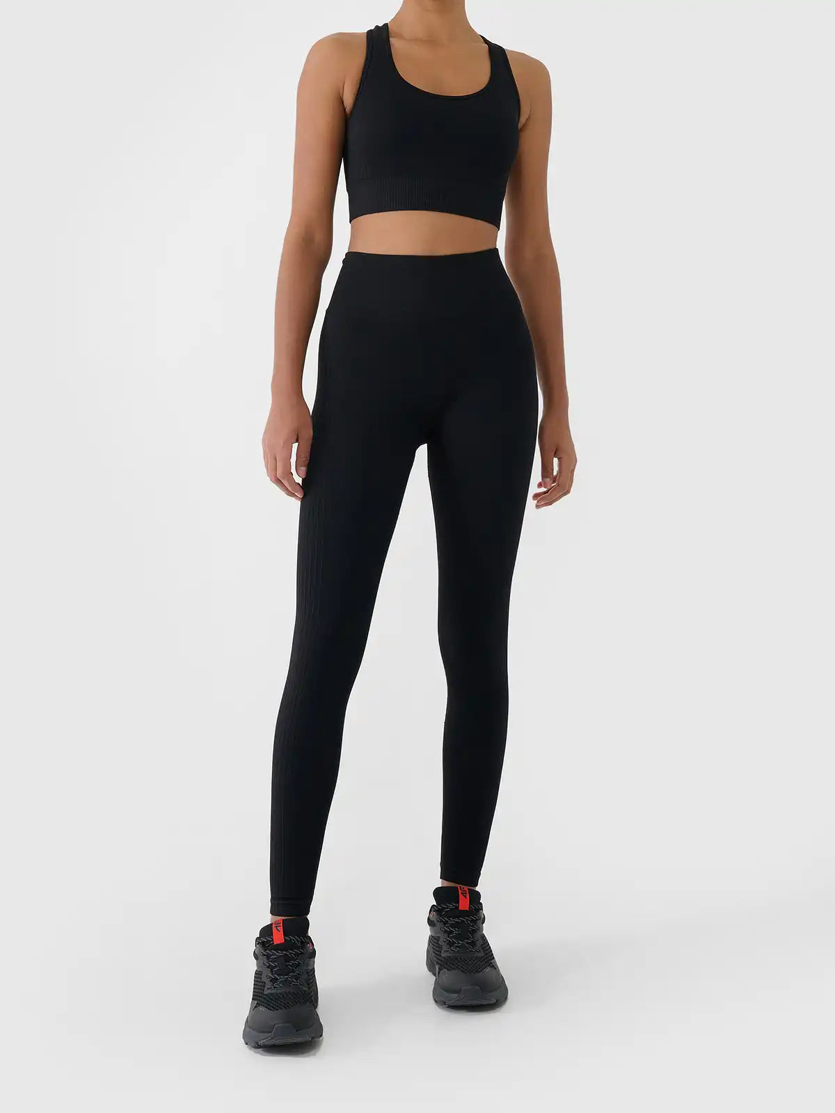 Legginși de antrenament pentru femei 4F  F420 4FWSS26TFTIF420 deep black