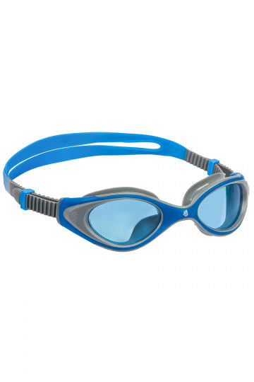 Очки для плавания m0411 04 0 04w junior goggles automatic junior flame,blue/grey