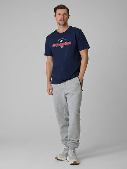 Tricou pentru bărbați casual 4F M3324 4FWSS26TTSHM3324 navy