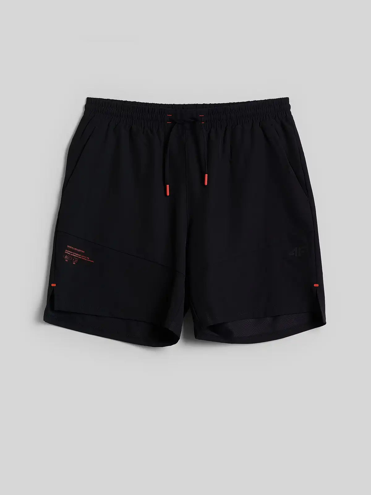 Pantaloni scurți de fitness pentru bărbați 4F M1588 4FWAW26TFSHM1588 deep black
