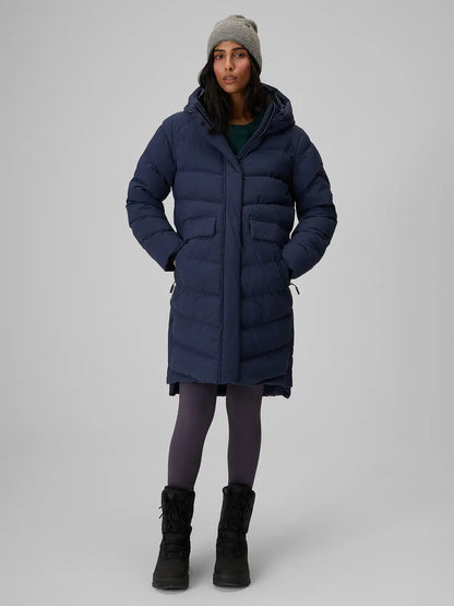 Женский длинный пуховик 4F F0929 4FWAW26TDJAF0929 navy