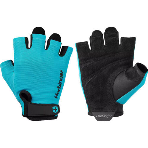 Перчатки для фитнеса harbinger power 2.0 unisex aqua