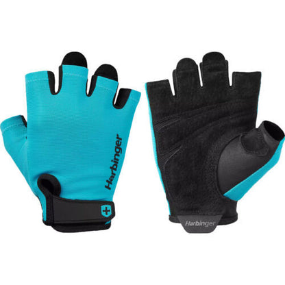 Mănuși pentru fitness Harbinger POWER 2.0 UNISEX AQUA