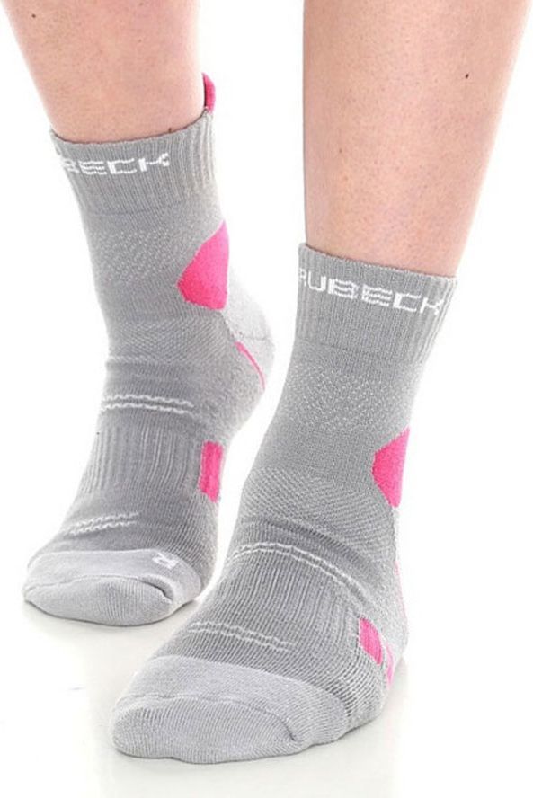 Носки для бега Brubeck bmu001/w women's multifunctional socks light grey m/39-41