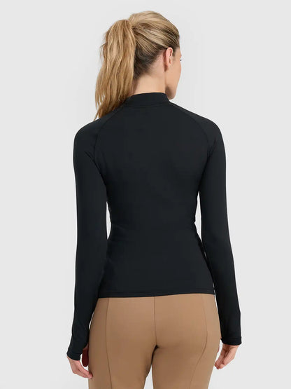 Женский лонгслив термо  4F F093 4FWAW25UBRUF093 deep black