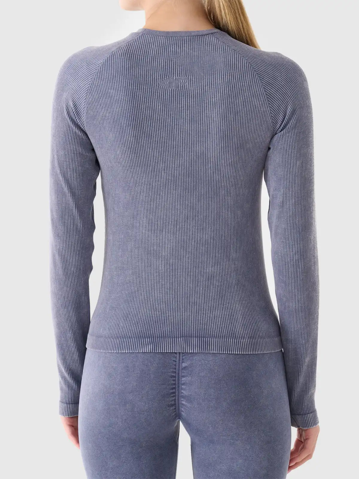 Longsleeve de fitness pentru femei 4F F429 4FWAW25TFLOF429 dark blue