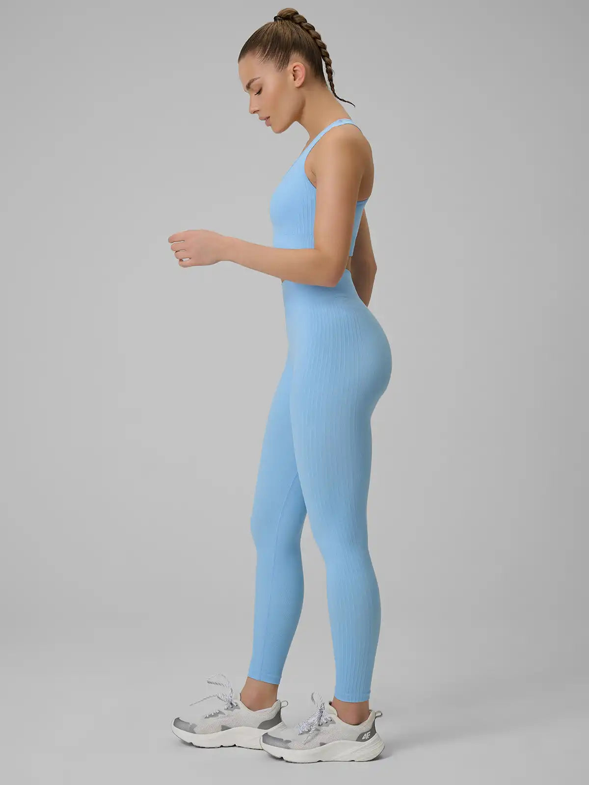 Legginși de antrenament pentru femei 4F  F420 4FWSS26TFTIF420 blue