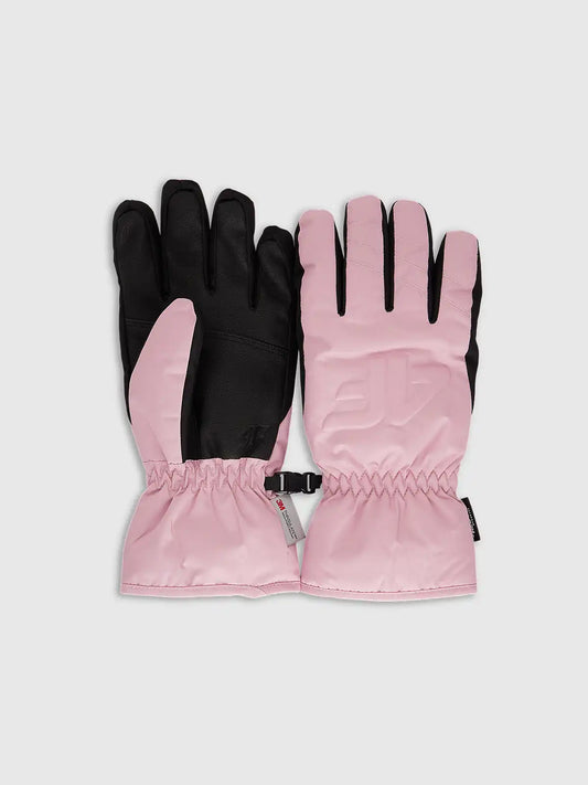Mănuși de schi pentru femei 4F F250 4FWAW26AFGLF250 light pink