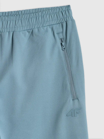 Pantaloni sportivi pentru bărbați 4F M1046 4FWSS26TFTRM1046 denim melange