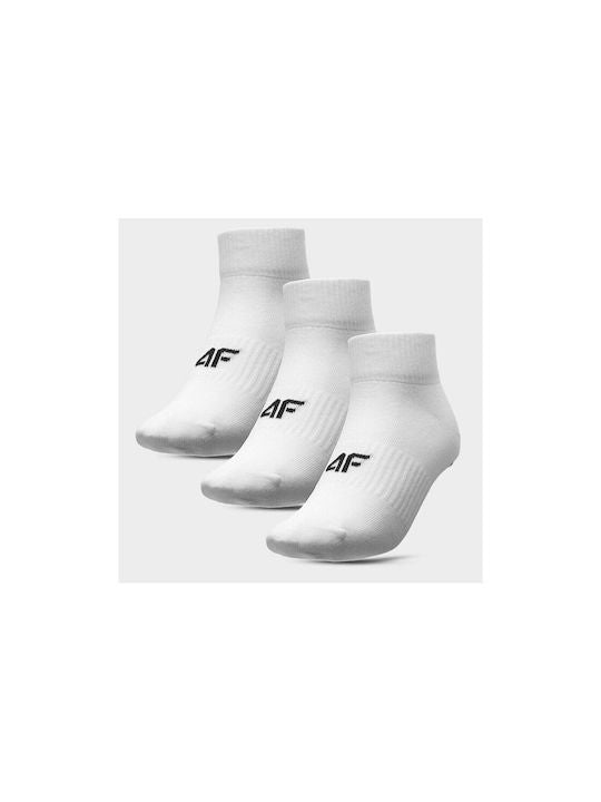 Комплект носков 4F socks cas f157 (3pack)	4Fss23usocf157 white