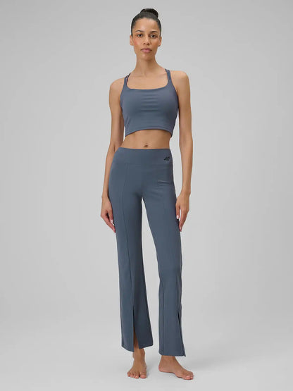 Legginși de yoga pentru femei 4F F444 4FWSS26TFTIF444 denim