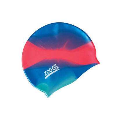 Шапочка для плавания Zoggs jr silicone cap multi colour BLRD 465012