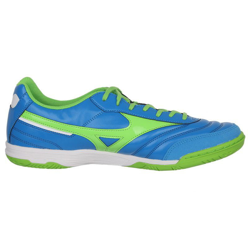 Adidași bărbați pentru fotbal  Mizuno MORELIA SALA CLASSIC IN / French Blue / Jasmine Green /Q1GA210230