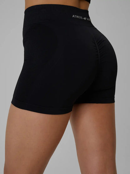 Legginși scurți de fitness pentru femei 4F F074 4FWSS26TFSTF074 deep black