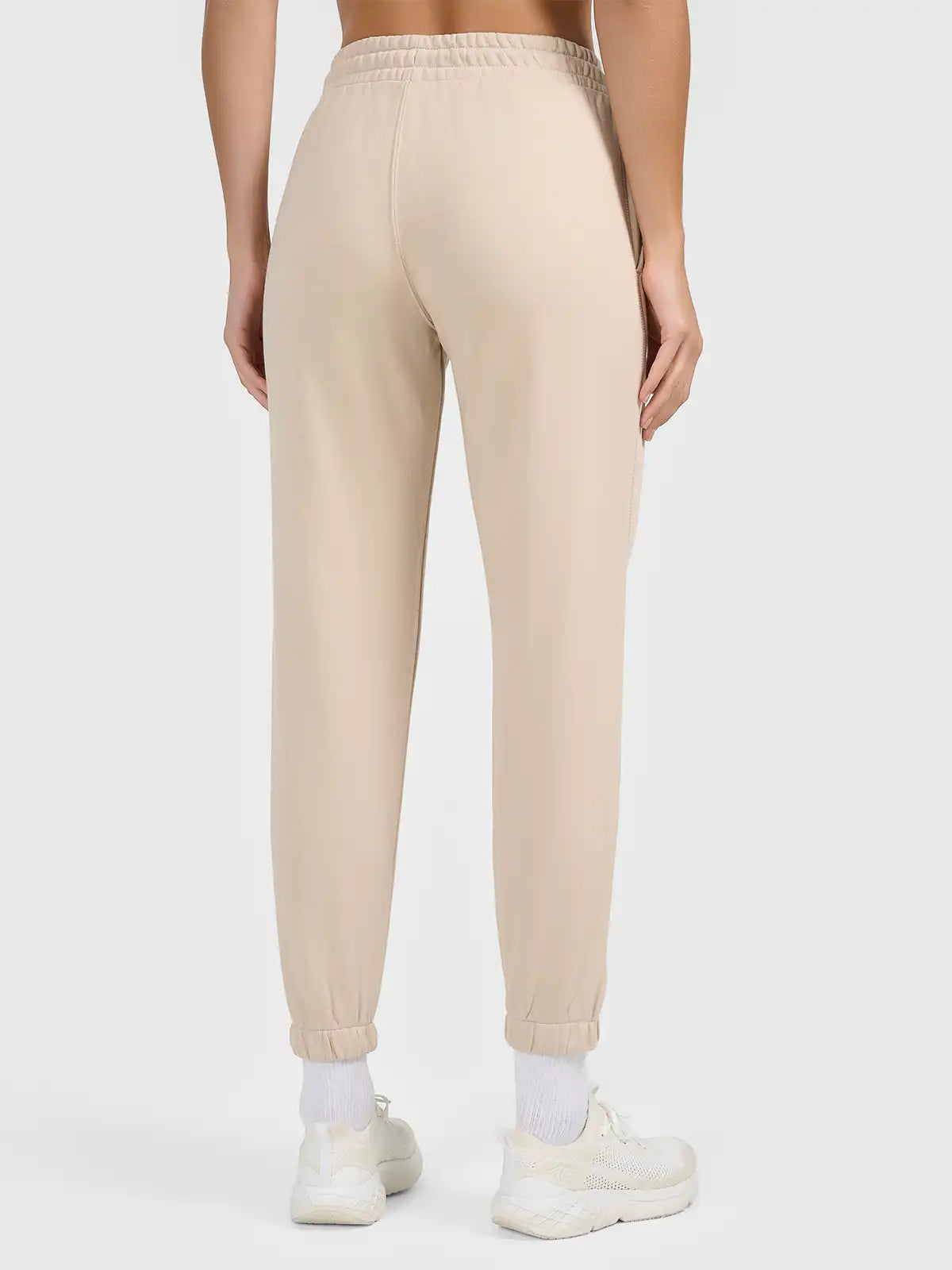 Joggeri pentru femei casual 4F F1754 4FWAW26TTROF1754 beige