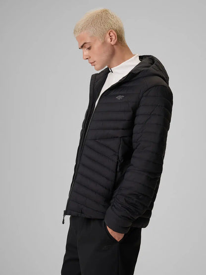 Мужской пуховик с капюшоном 4F M0935 4FWAW26TDJAM0935 deep black