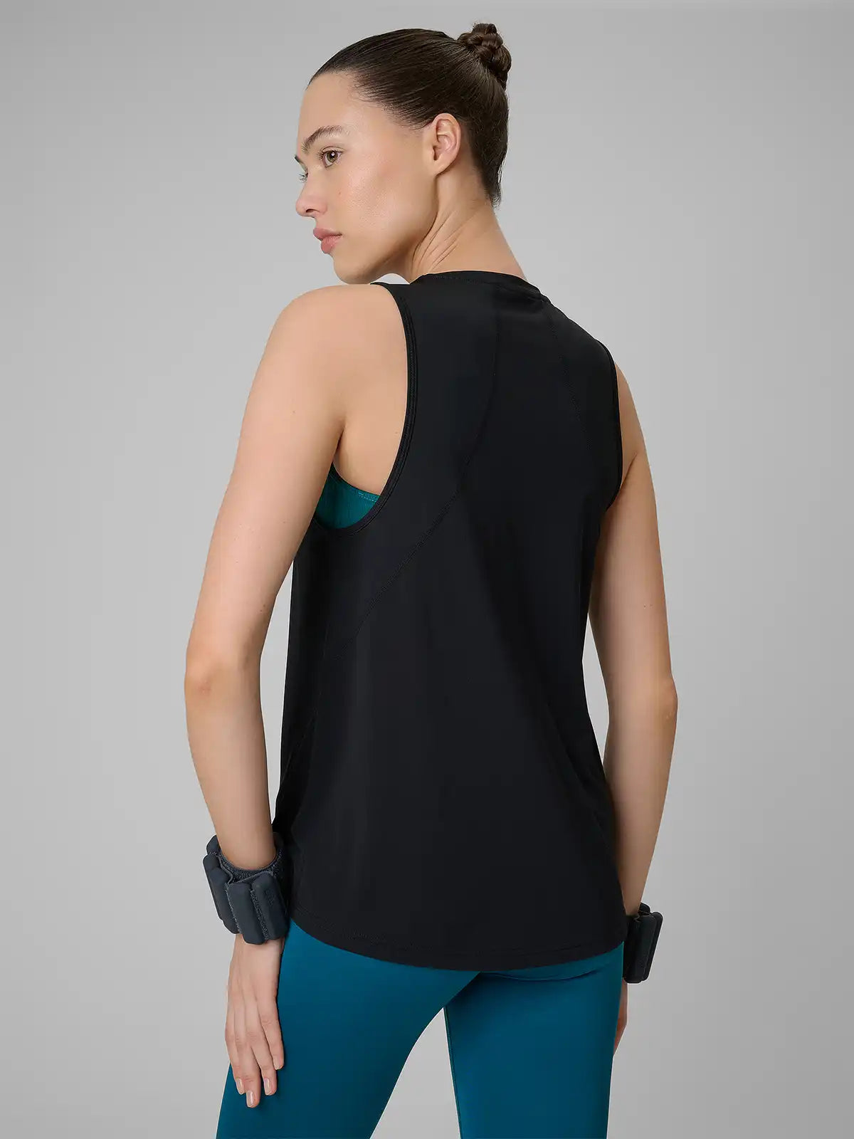 Maiou de fitness pentru femei 4F F0767 4FWSS26TFSLF0767 deep black