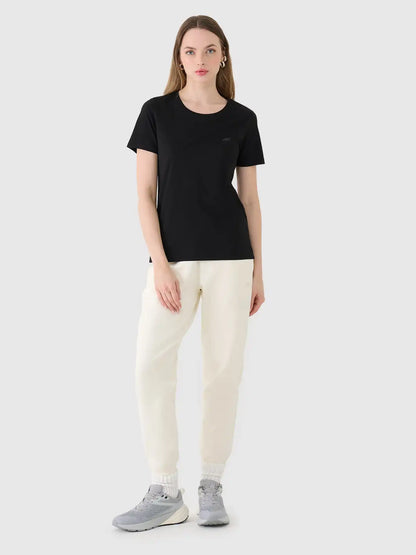 Женская футболка casual 4F F2356 4FWMM00TTSHF2356 deep black