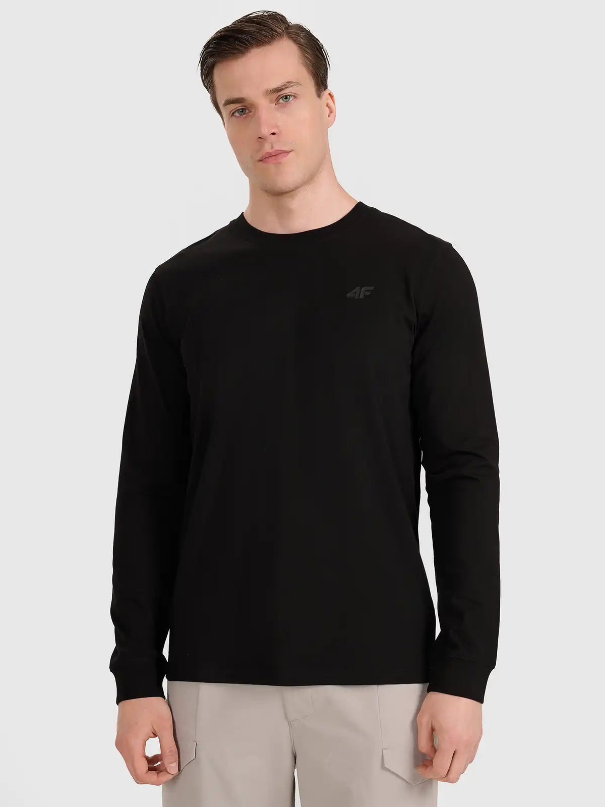 Мужской лонгслив casual 4F M432 4FWMM00TLONM432 deep black