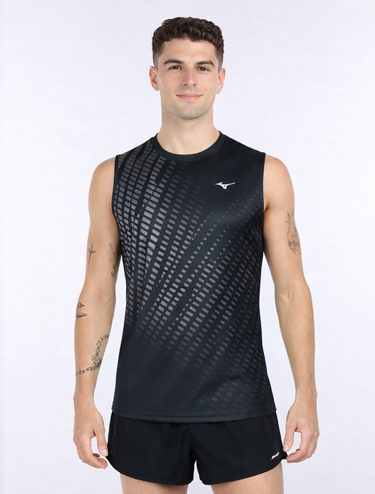 Мужская майка для бега Mizuno Core Graphic Sleeveless J2GAD006 90