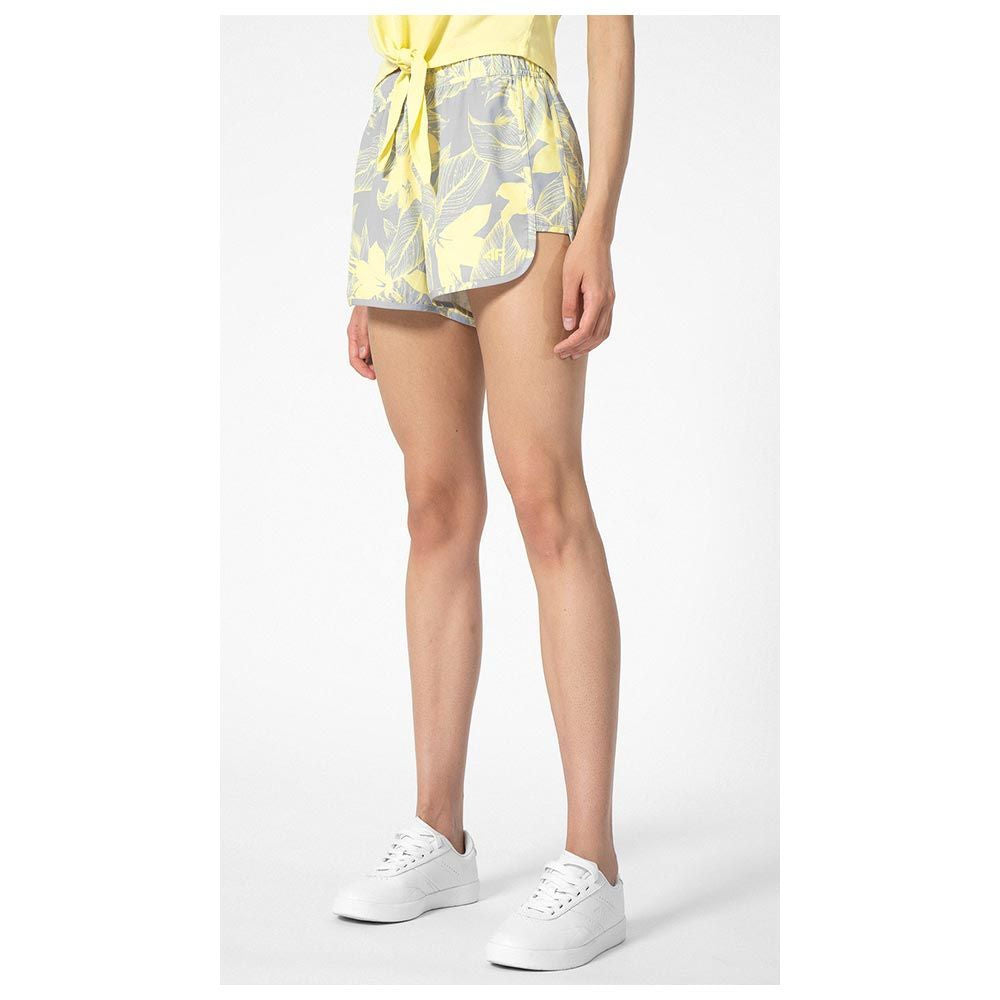 Pantaloni scurți pentru plajă 4F BOARD SHORTS F044 4FSS23UBDSF044 LIGHT LEMON ALLOVER