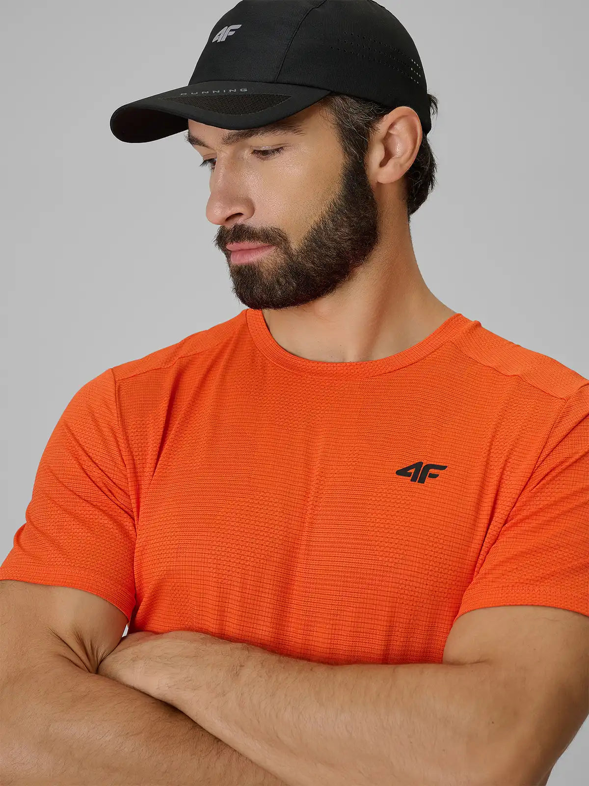 Tricou de antrenament pentru bărbați 4F M1778 4FWSS26TFTSM1778 orange