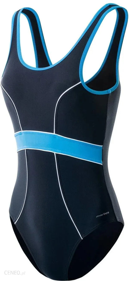 Costum de baie lady malicia black/blue radiance/white