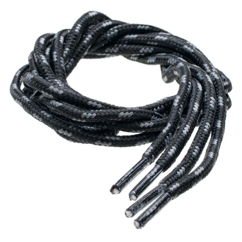 Шнурки lace trip 75 black/grey