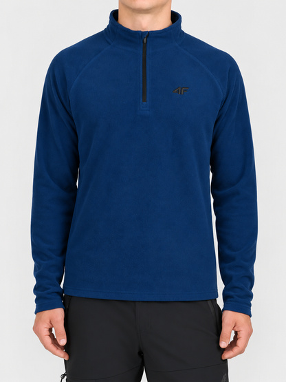 Hanorac microfleece pentru bărbați 4F M092 4FWAW26UFLEM092 navy