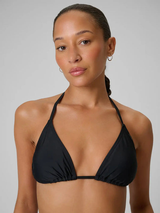 Top de baie bikini pentru femei 4F F085 4FWSS26UBKTF085 deep black