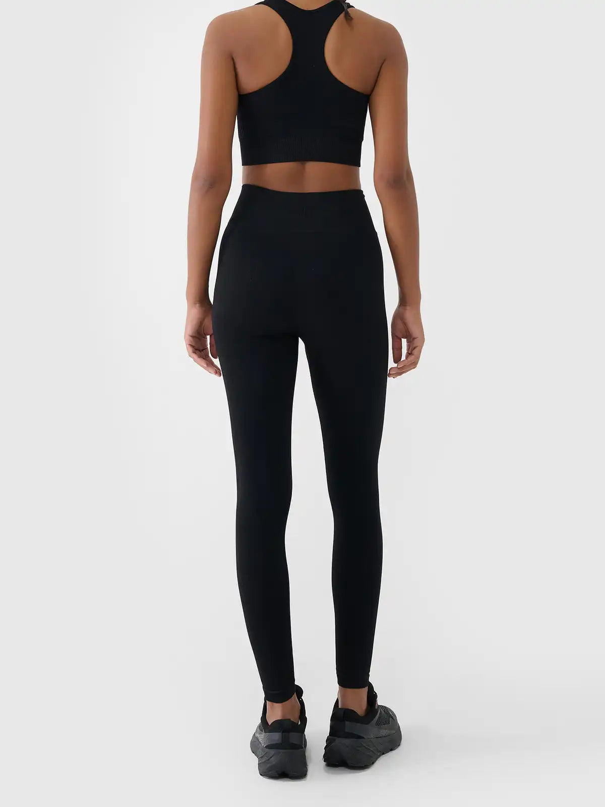 Legginși de antrenament pentru femei 4F  F420 4FWSS26TFTIF420 deep black