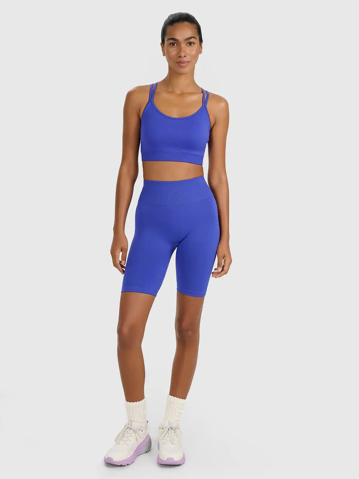 Bra pentru fitness 4F F218 4FWAW25USBAF218 cobalt