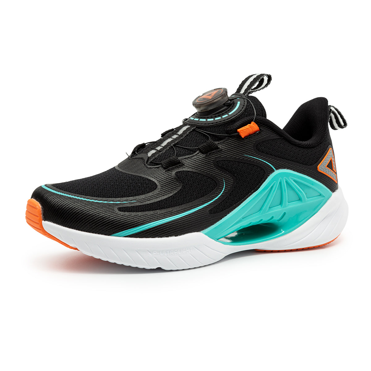 Adidași de alergare pentru copii Peak EK53230H black/lt.green