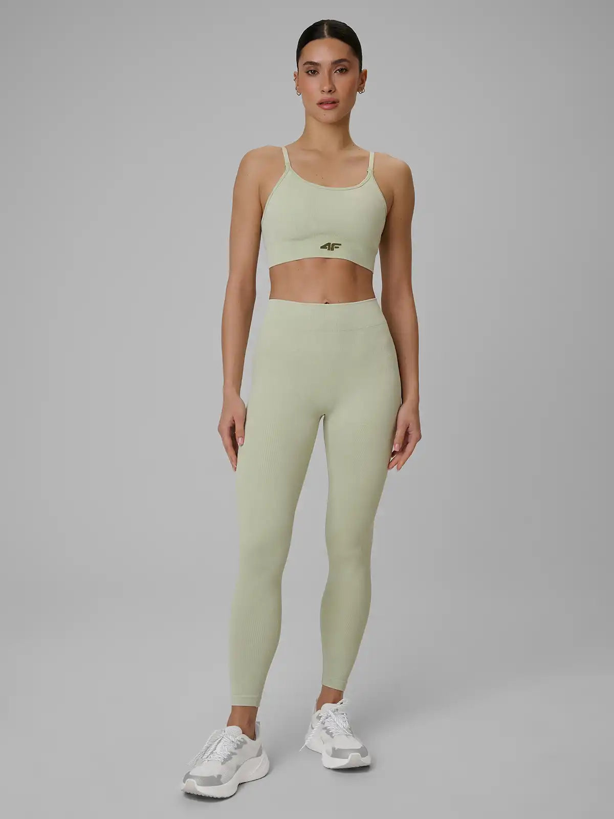 Bra pentru fitness 4F F203 4FWSS26USBAF203 light green