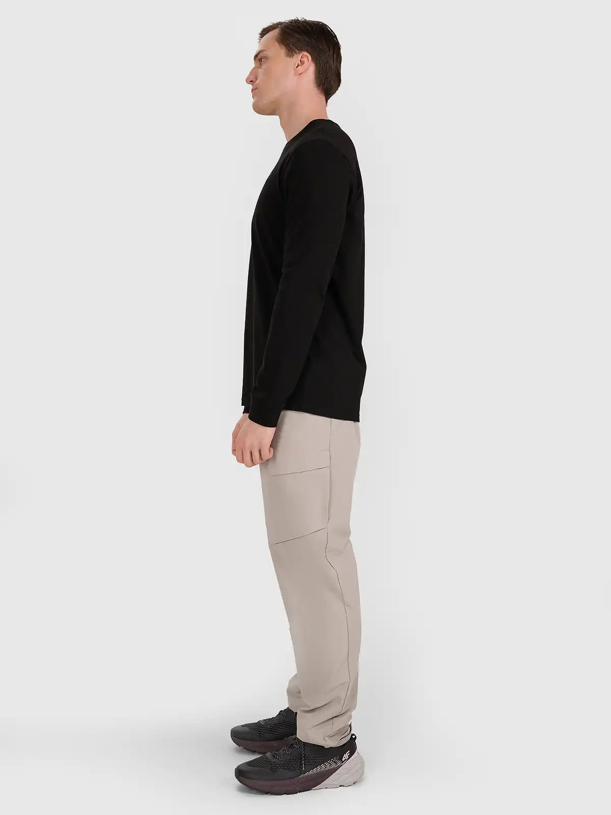 Мужской лонгслив casual 4F M432 4FWMM00TLONM432 deep black