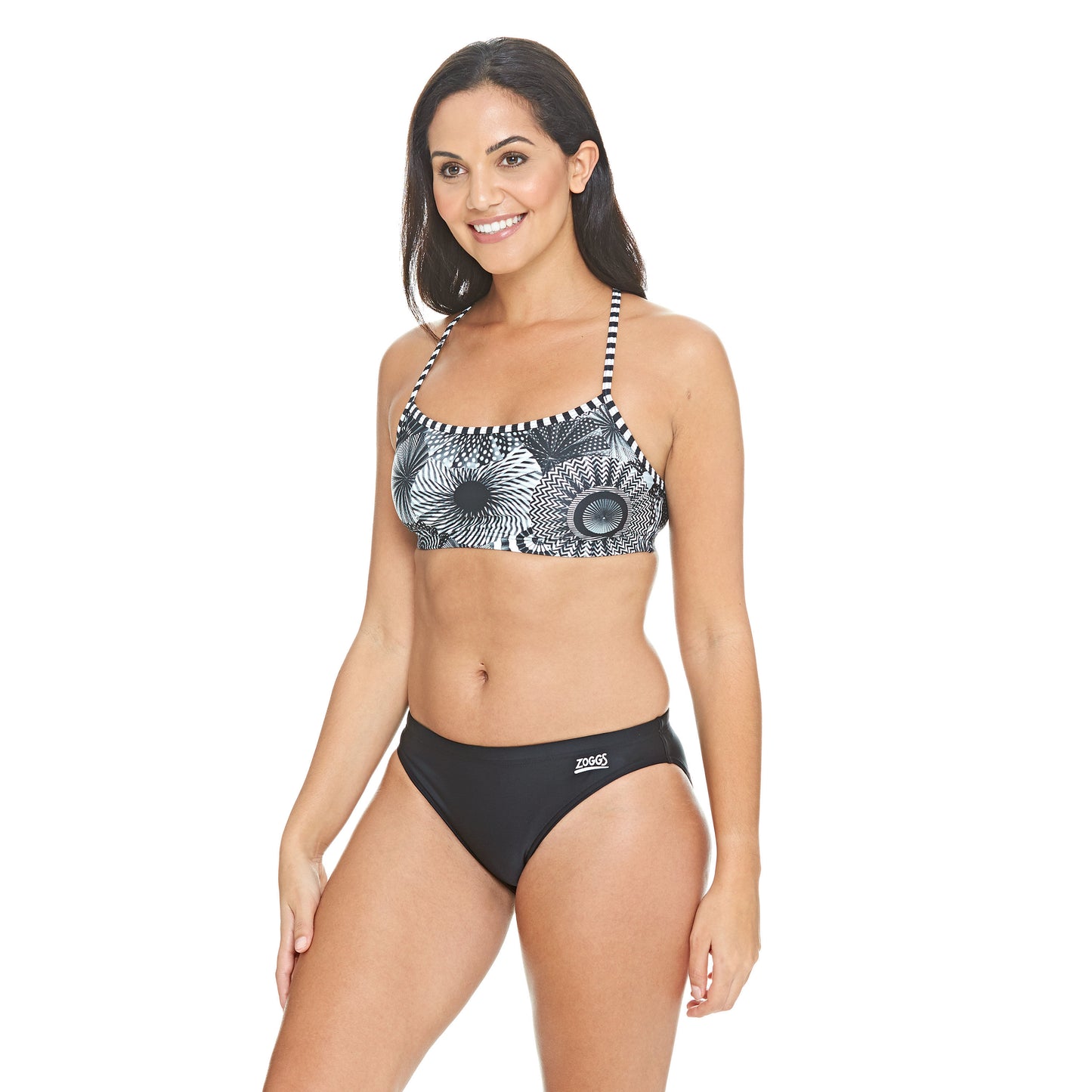 Costum de baie Zoggs Tassles 2 Piece Crossback