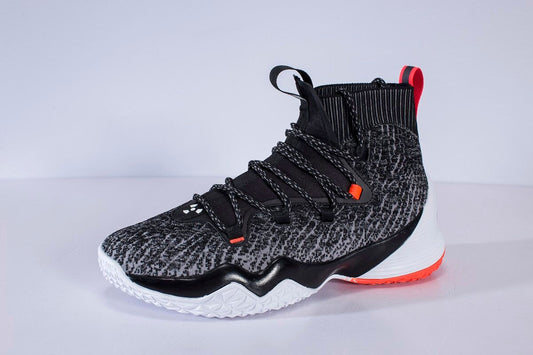 Кроссовки для баскетбола Peak basketball shoes ew01161a black melange grey